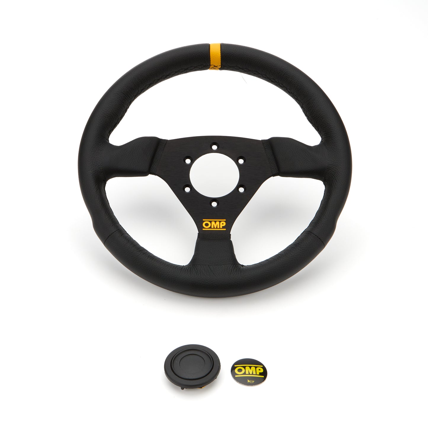 Omp Racing, Inc. OMPOD0-1976-071 Trecento 300mm Steering Wheel Black Leather