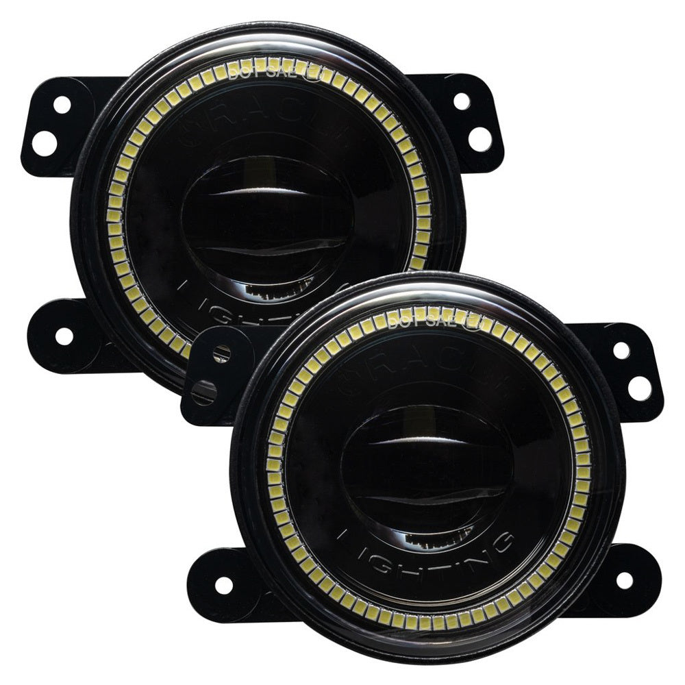 Oracle Lighting ORA5846-001 Jeep Wrangler JK/JL Fog Lights w/Halo White