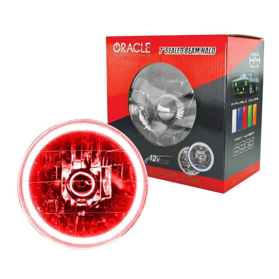 Oracle Lighting ORA6905-003 7in Sealed Beam Red