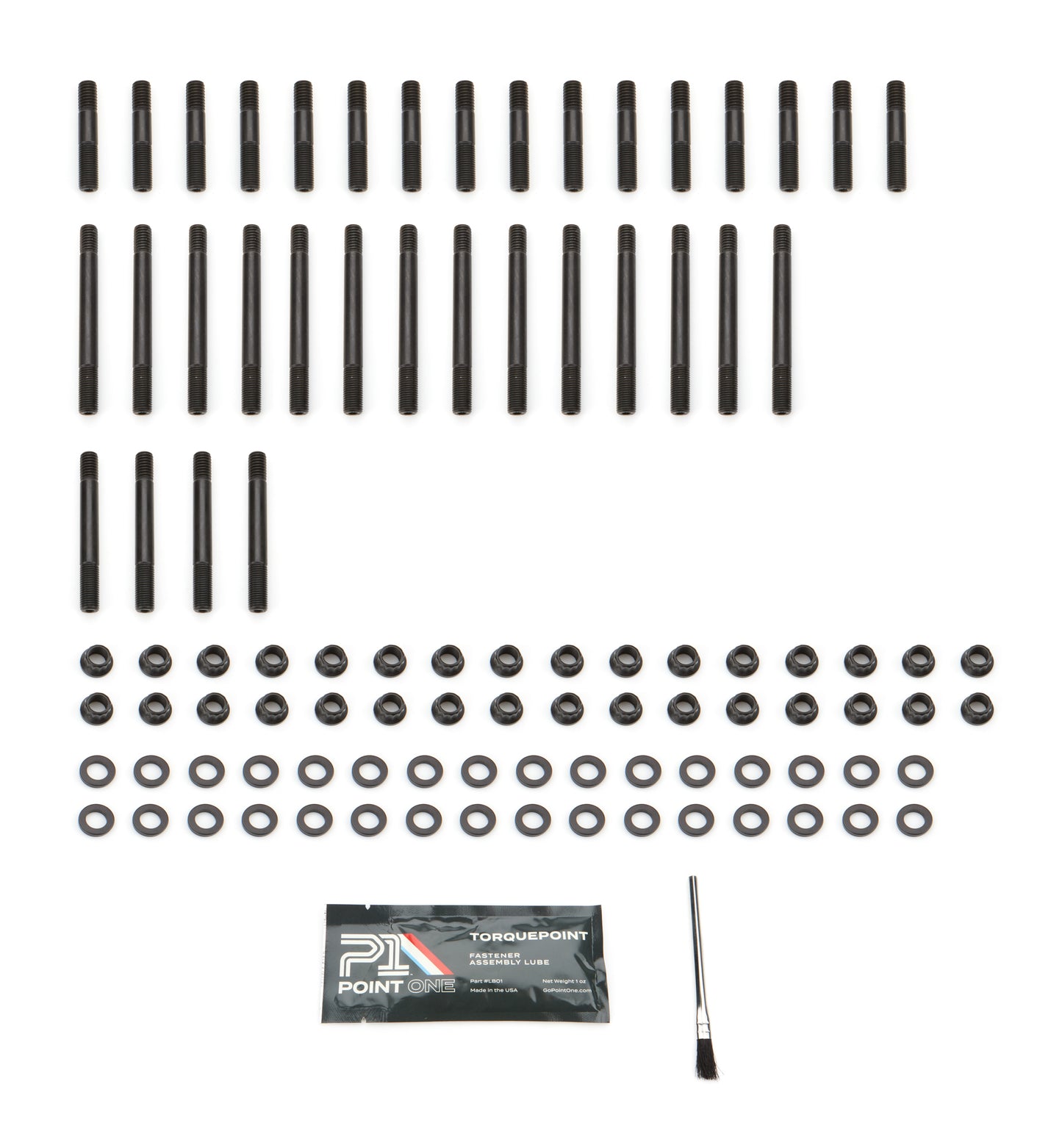 Point One P1FK002-H16E SBC 12Pt Head Stud Kit Use w/23-Degree Heads