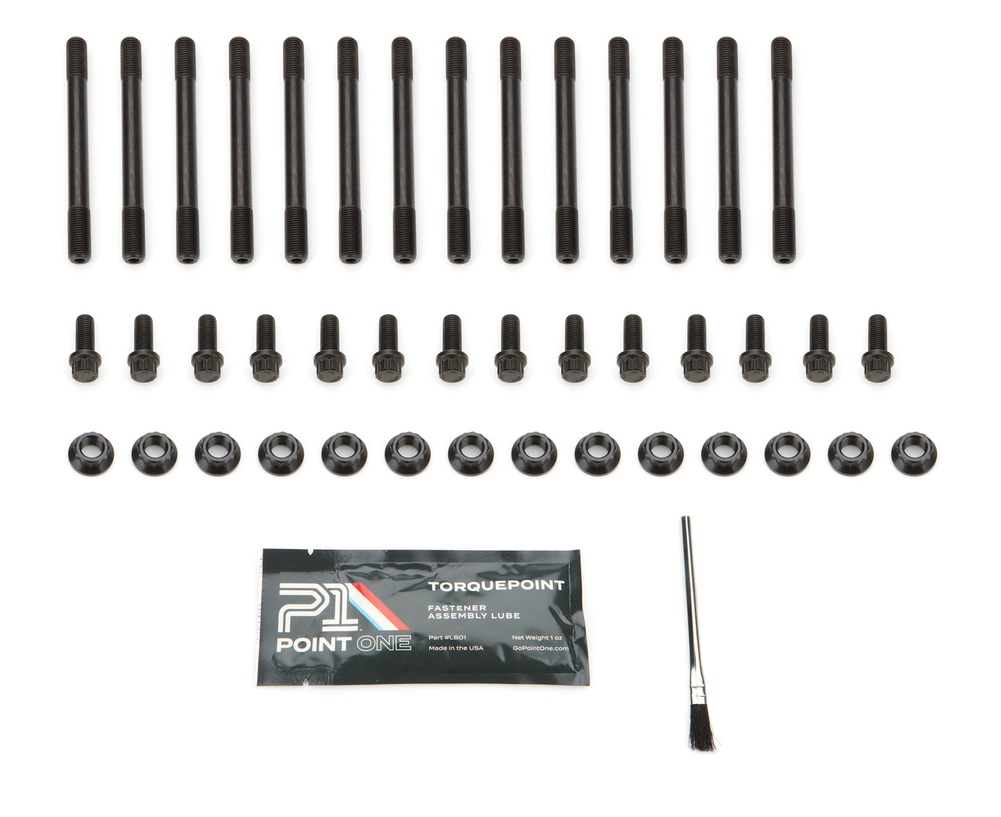 Point One P1FK044-M01S Dodge Cummins Main Stud Kit w/Factory Blk 04-Up