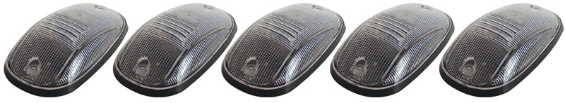 Pacer Performance PCP20-246C Hi-Five Cab Roof Lights Clear 5 Light Kit