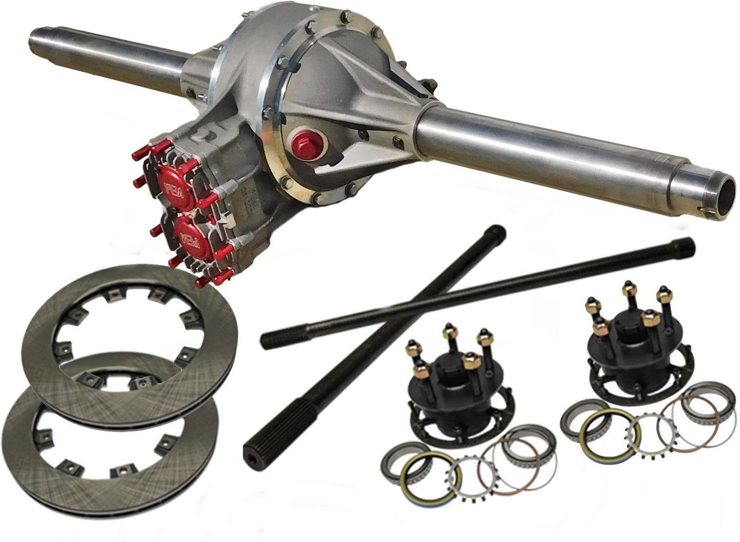 Pem PEMQCKSTGN5-486-2OFF Quick Change Assembly 4.86 5x5 Hubs Axles