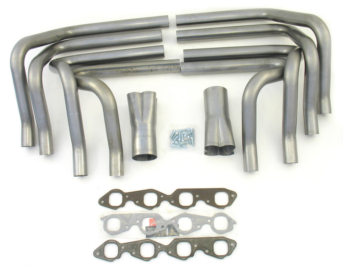 Patriot Exhaust PEPH8005 BBC Weld Up Header Kit Sprint Style 2in Dia