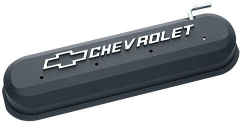 Proform PFM141-262 GM LS Valve Covers - Blant Edge - Blk Crinkle