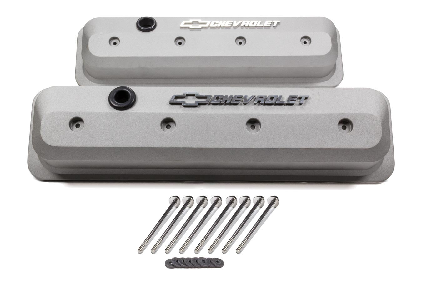 Proform PFM141-842 SBC Valve Cover Slant Edge Gray Crinkle