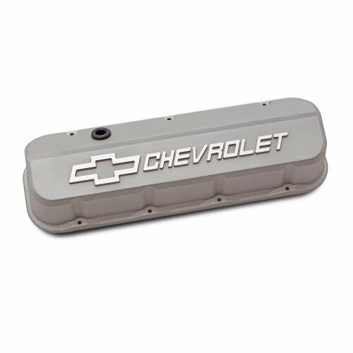 Proform PFM141-872 Slant Edge Valve Covers BBC Cast Gray Crinkle