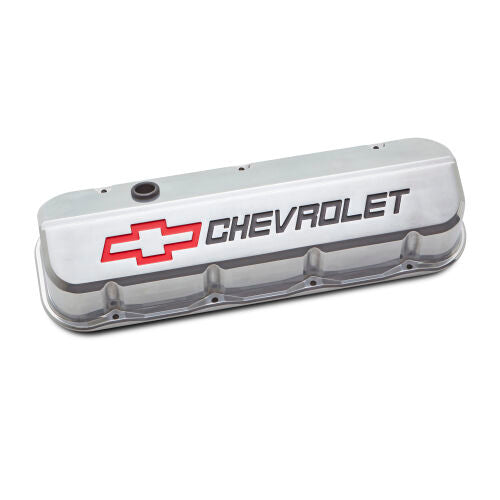 Proform PFM141-875 Slant Edge Valve Covers BBC Polished
