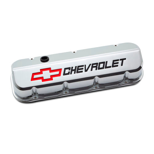 Proform PFM141-877 Slant Edge Valve Covers BBC Chrome