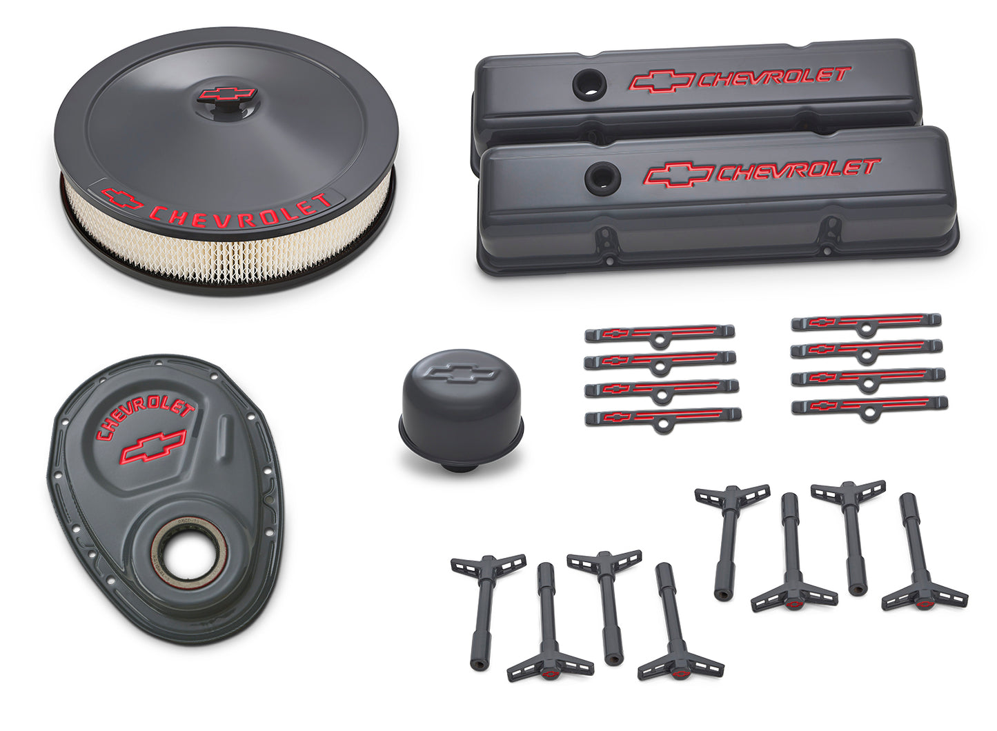 Proform PFM141-880 Engine Dress-up Kit Shark Gray w/Bowtie Logo