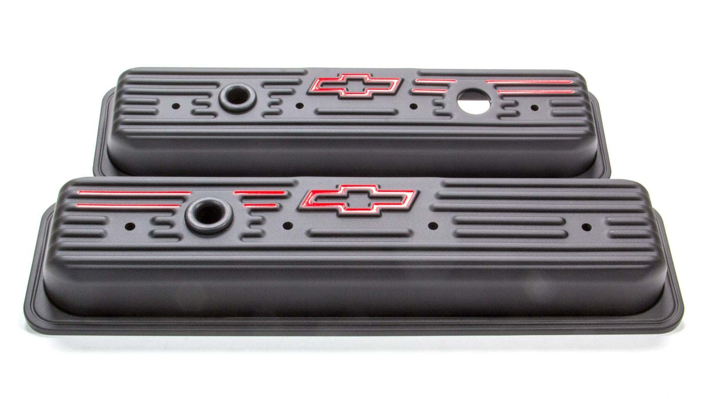 Proform PFM141-907 SBC Blk Crinkle Center Bolt V/C Short W/ Baffle