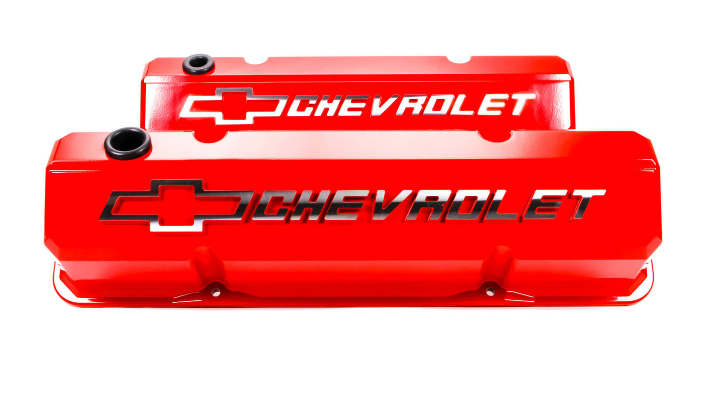 Proform PFM141-931 SBC Slant Edge V/C's - Die Cast - Red