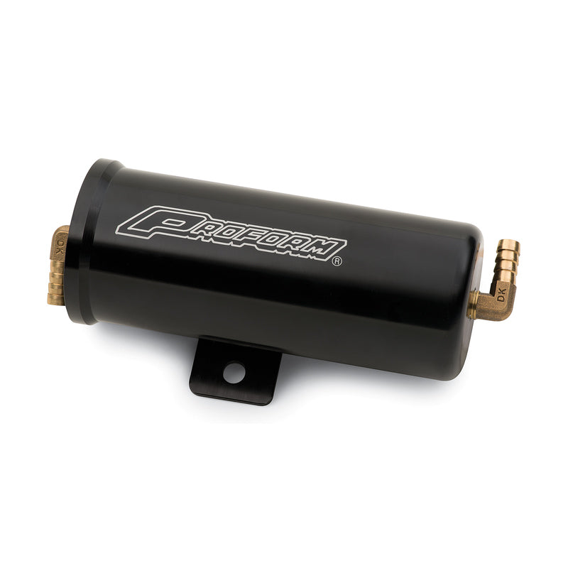 Proform PFM69527 Radiator Overflow Can Billet Black Finish