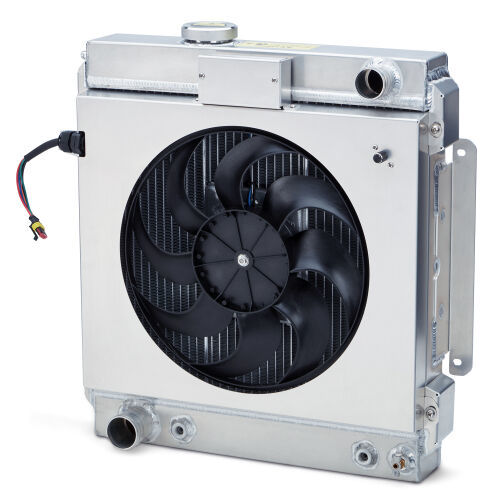 Proform PFM69682.2 Slim Fit Radiator 64-66 Mustang Driver Outlet