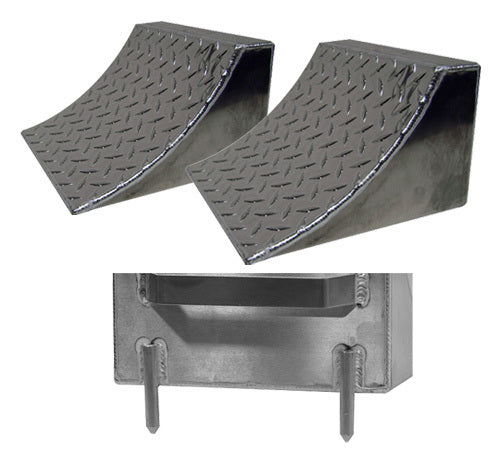 Pit-pal Products PIT277 Wheel Chocks w/ Pins Pair
