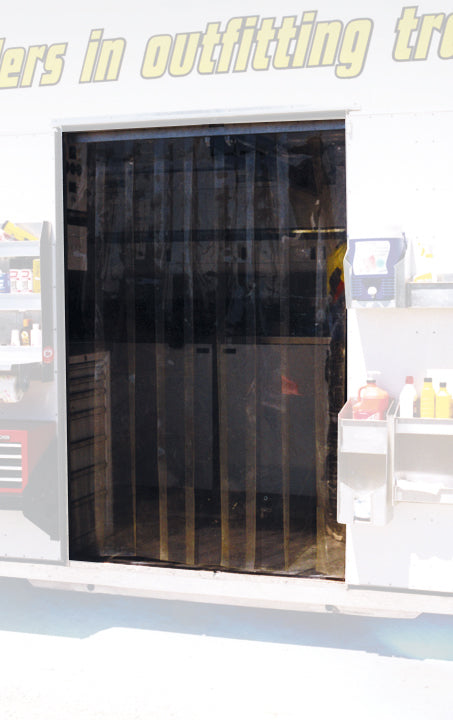 Pit-pal Products PITTVS4X7 Door Strip Vinyl 4ft x 7ft Tinted Amber