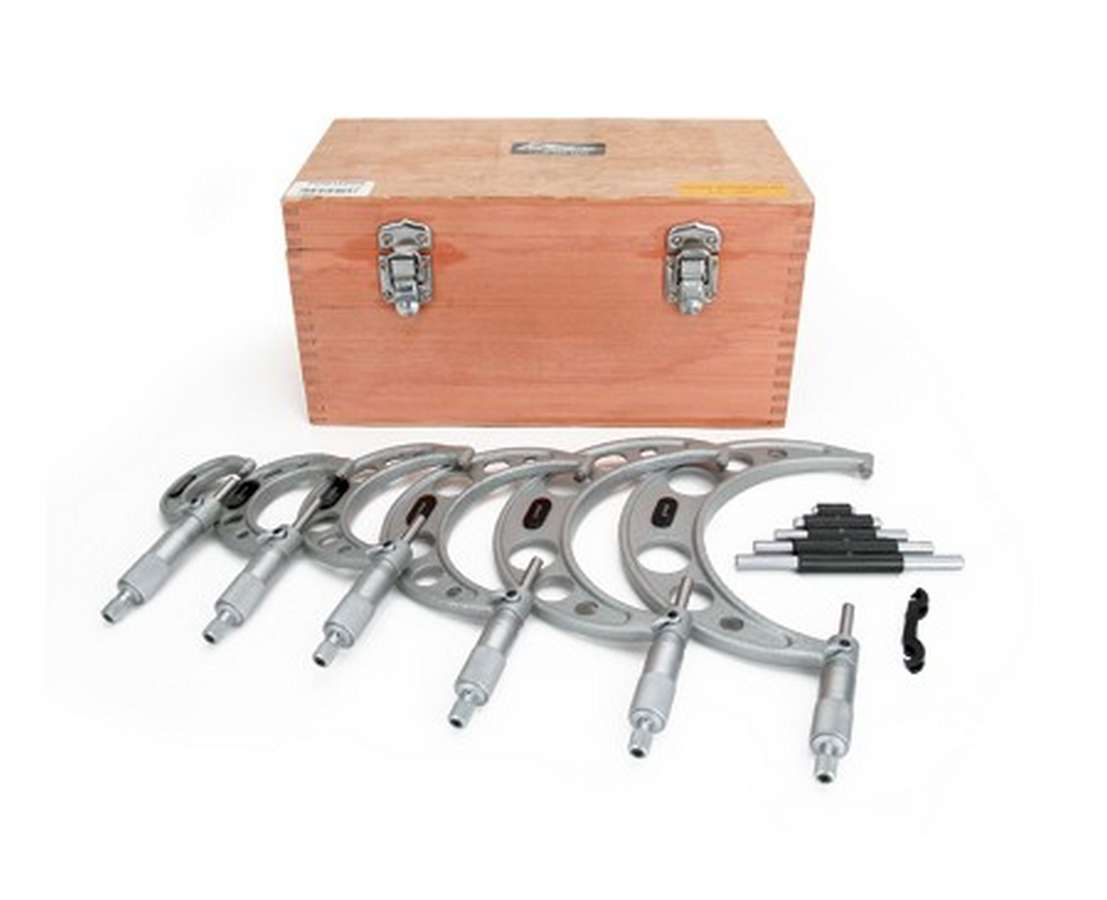Powerhouse POW152006 Outside Micrometer Set - 0 to 6in