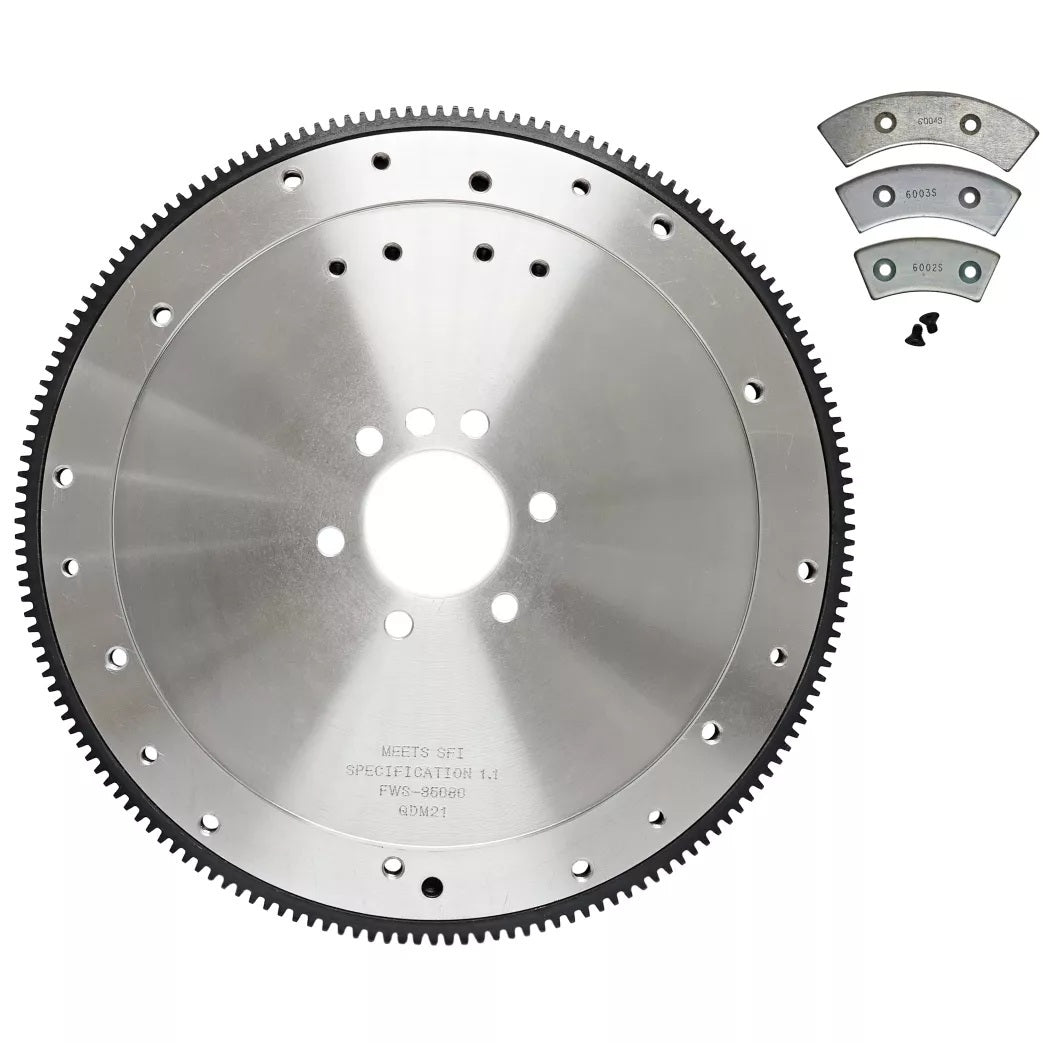 Prw Industries Inc. PQX1635086 Steel SFI Flywheel - SBC 168 Tooth - Int. Balance