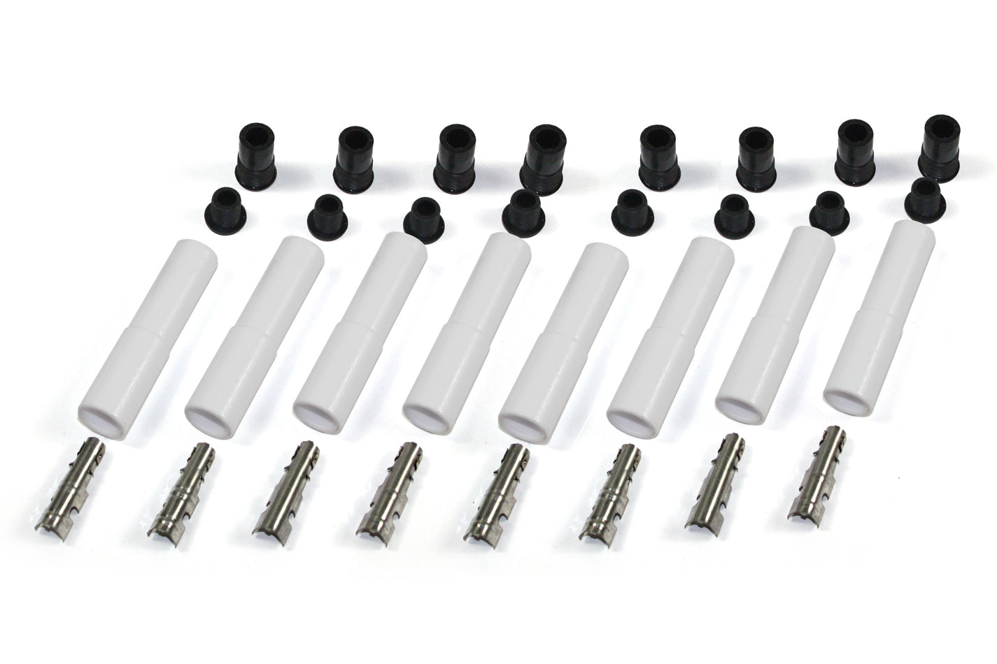 Pertronix Ignition PRT8502HT-8 Ceramic Spark Plug Boot Kit Straight 8pk White