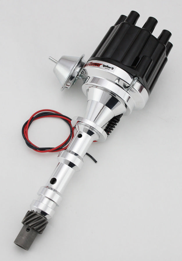 Pertronix Ignition PRTD101700 Chevy 348/409 Billet Dist. w/Black Cap