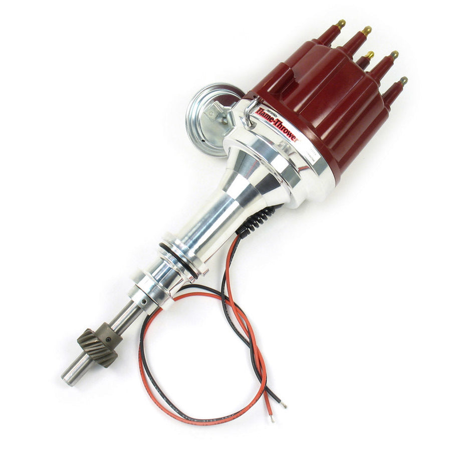 Pertronix Ignition PRTD130711 SBF Billet Distributor w/Red Male Cap