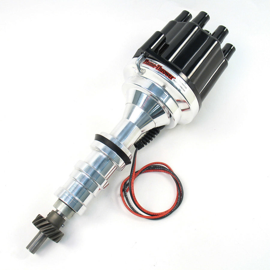 Pertronix Ignition PRTD133800 BBF FE Billet Dist. w/Blk Cap