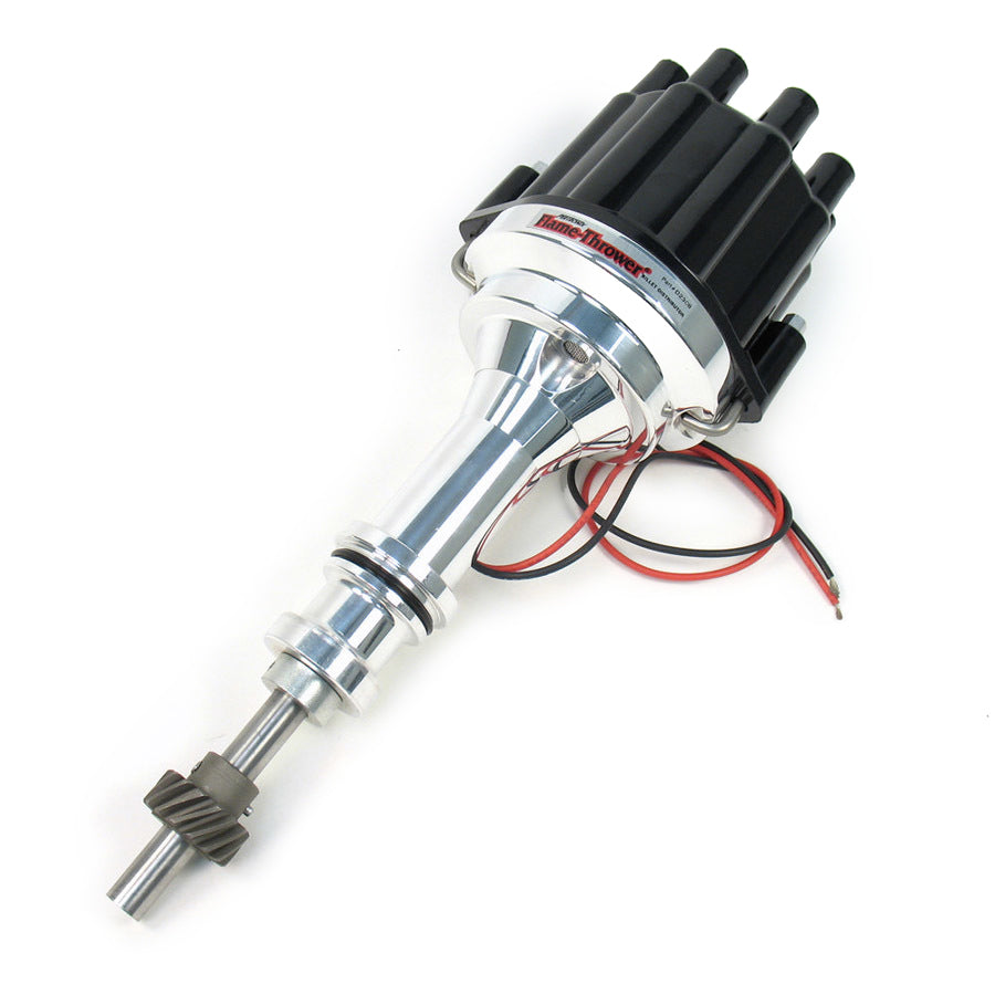 Pertronix Ignition PRTD230800 SBF 302 Billet Marine Distributor w/Black Cap