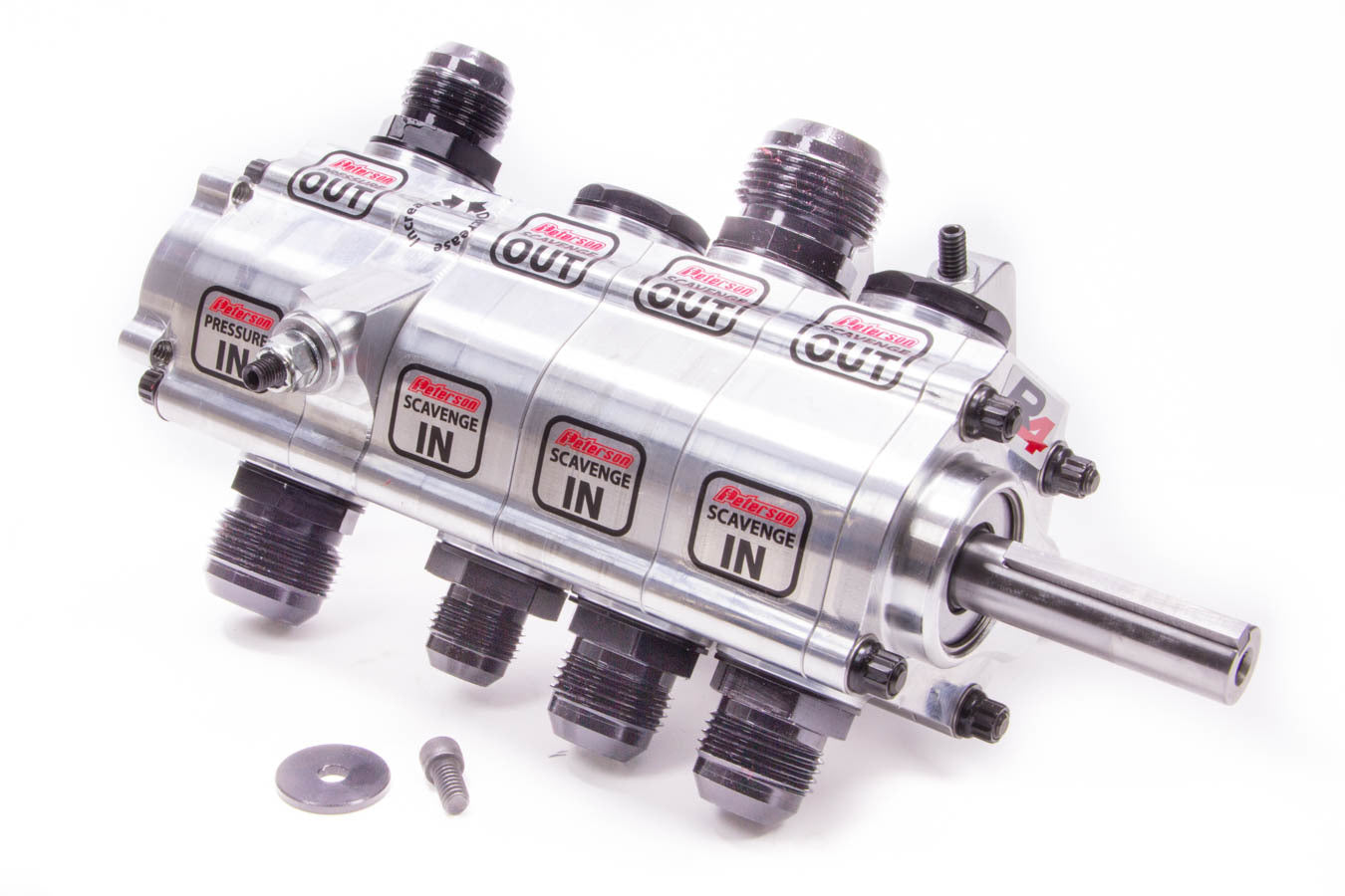 Peterson Fluid PTR04-4056 Pump 4 Stage R4 Bellhous Mount w/Rear Drive