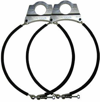 Peterson Fluid PTR08-0106 Mount Brackets Late Mod. Pair