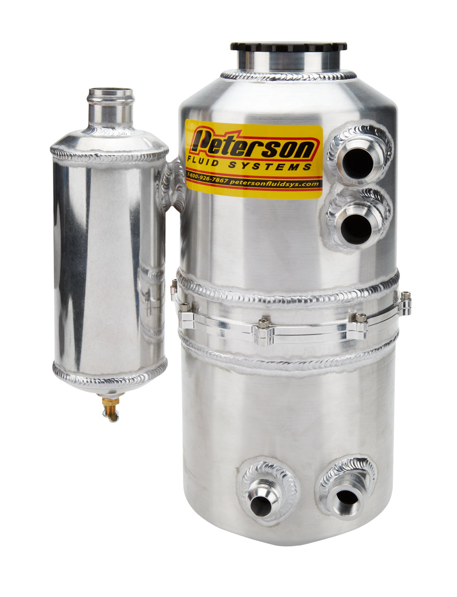 Peterson Fluid PTR08-0784-CC Oil Tank 1.5gal 16an Dual Return w/ Catch Can