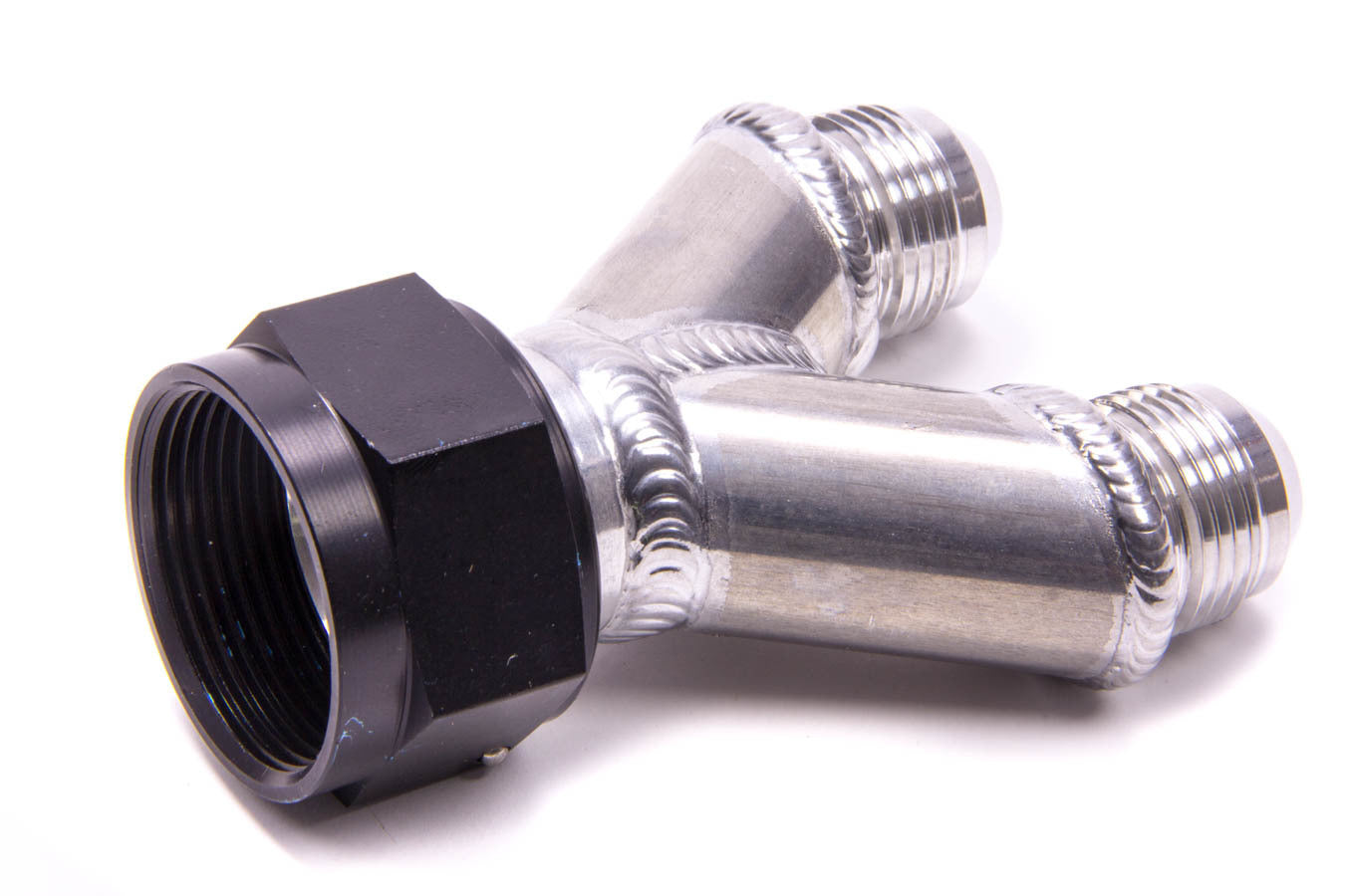 Peterson Fluid PTR10-1730 Y-Manifold - 20an Female Swivel To 2 - 12an Male