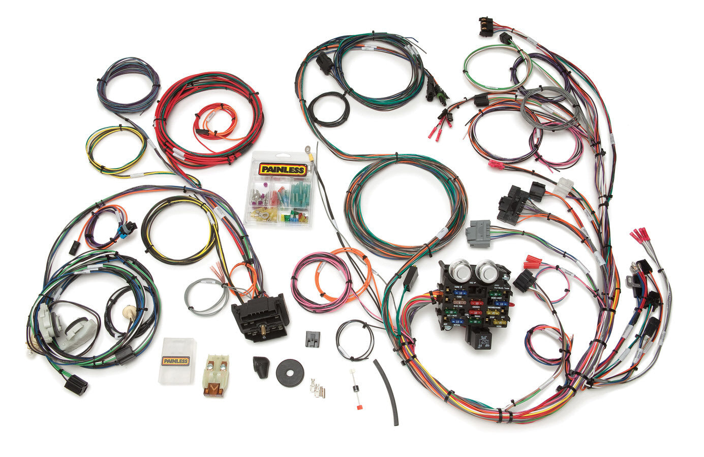Painless Wiring PWI10111 87-91 Jeep YJ Chassis Harness 23 Circuits