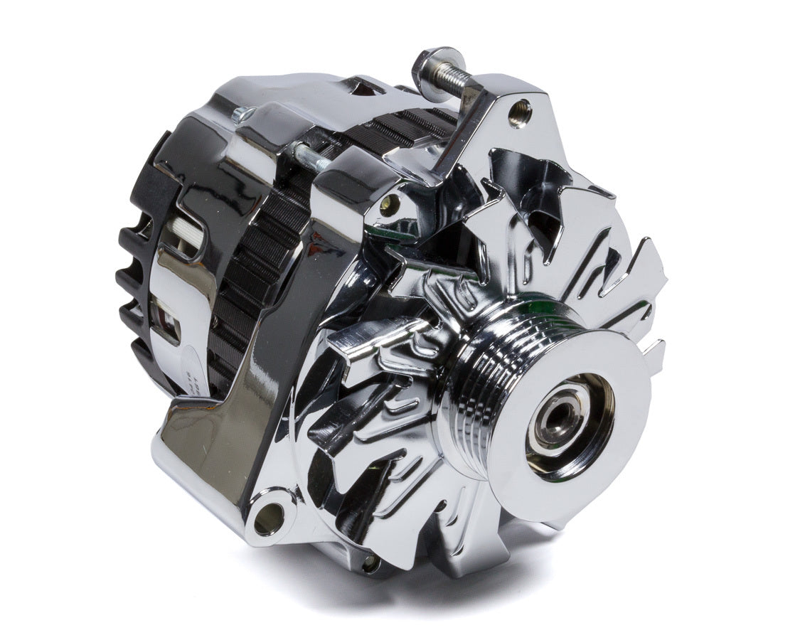 Powermaster PWM37861 Chrome GM CS130 140 Amp Alternator