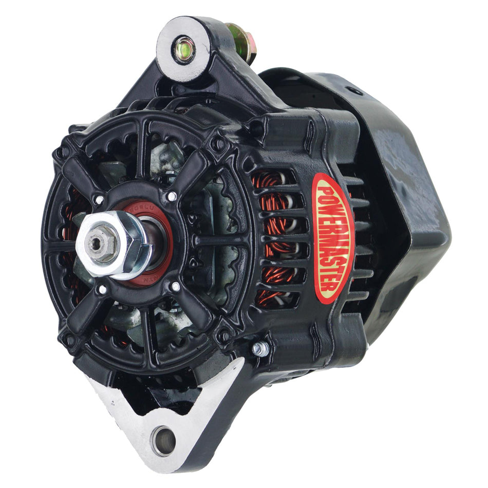 Powermaster PWM8164 Denso XS Race Alternator 75amp 1-Wire Black