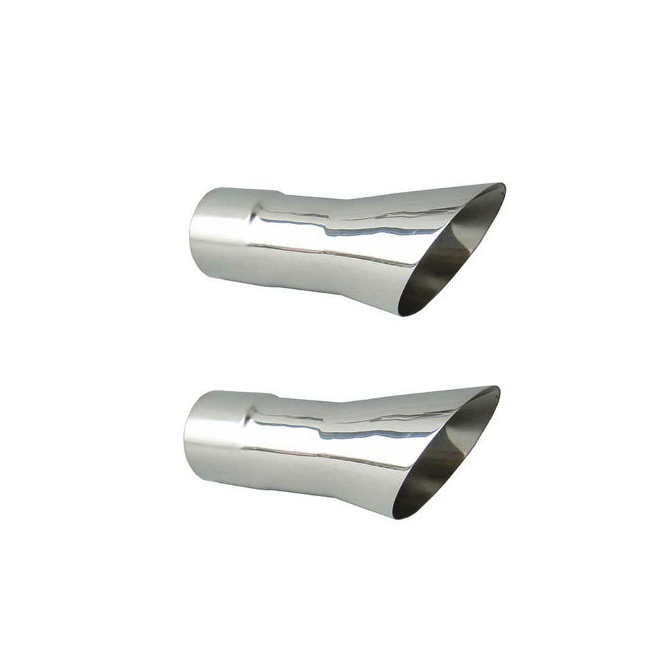 Pypes Performance Exhaust PYPEVT34 68-72 2.5in Olds 442 Trumpet Exhaust Tips