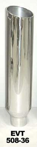Pypes Performance Exhaust PYPEVT508-36 Exhaust Stack 5in x 8in 36in L Polished