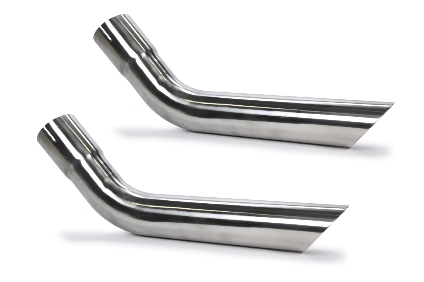 Pypes Performance Exhaust PYPEVT58 Exhaust Tips Slip Fit 2.5in Pair (Long)