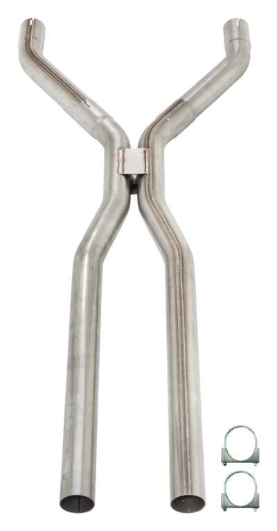 Pypes Performance Exhaust PYPHVF10 2.5in Universal Tunnel H-Pipe