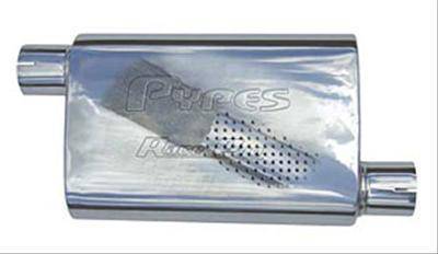 Pypes Performance Exhaust PYPMVR16S Stainless Muffler 3in Offset/Offset