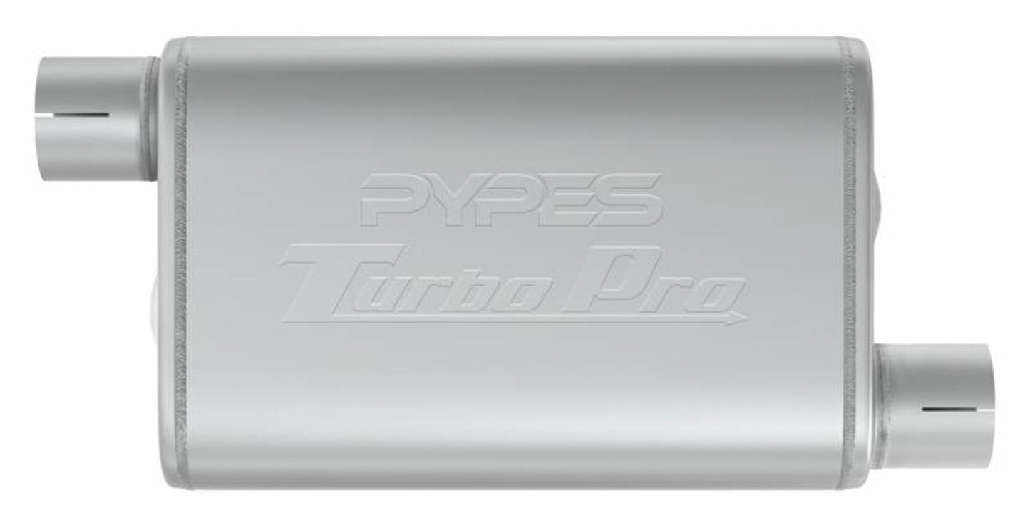 Pypes Performance Exhaust PYPMVT16 Turbo Pro Muffler 3.0in Offset In/Out