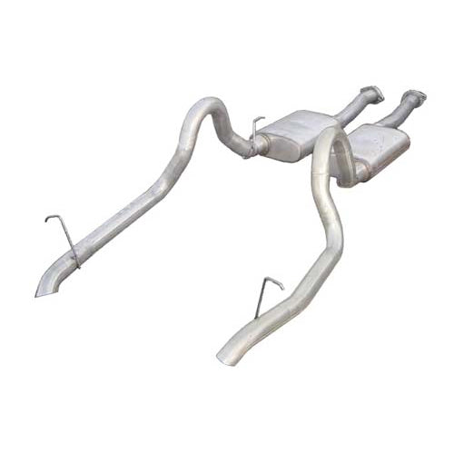 Pypes Performance Exhaust PYPSFM10V 86-93 Mustang 5.0L 2.5in Exhaust System