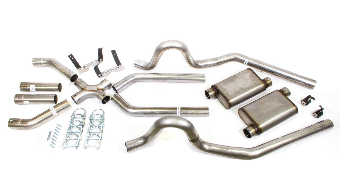 Pypes Performance Exhaust PYPSGA13R 64-72 GM A-Body 3in Exhaust System