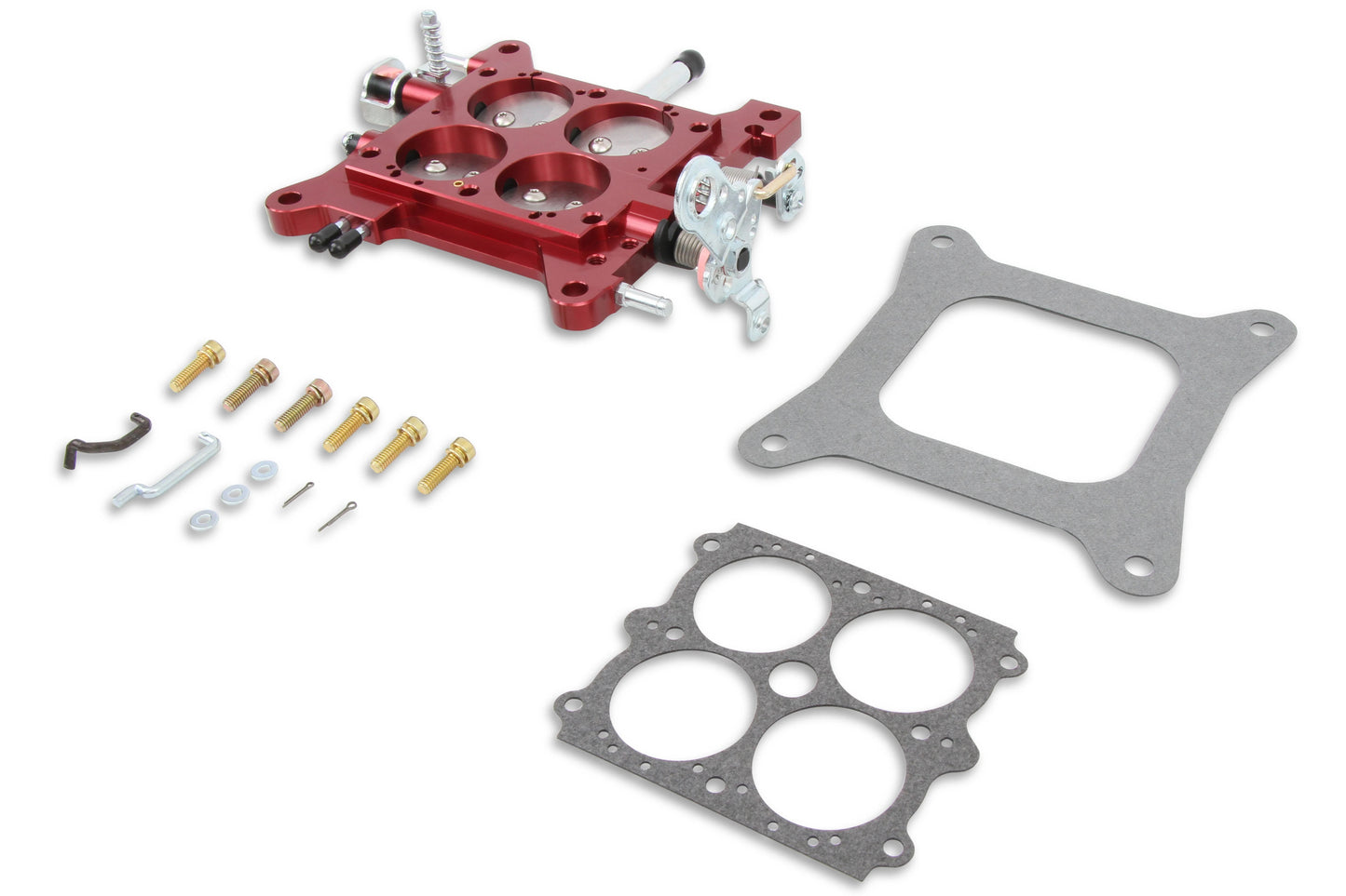 Quick Fuel Technology QFT12-850 Billet Throttle Body Assm. - Red 1-3/4in