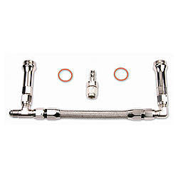 Quick Fuel Technology QFT34-6000SS S/S Dual Feed Fuel Line - For SS Series Carbs
