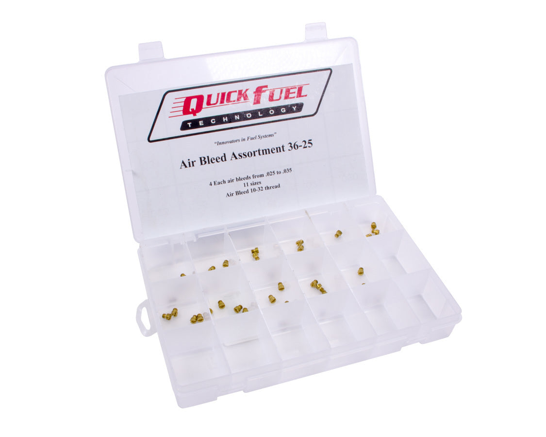 Quick Fuel Technology QFT36-25 Air Bleed Assortment Kit .025 - .035