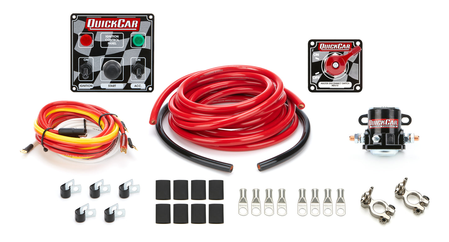 Quickcar Racing Products QRP50-231 Wiring Kit 4 Gauge