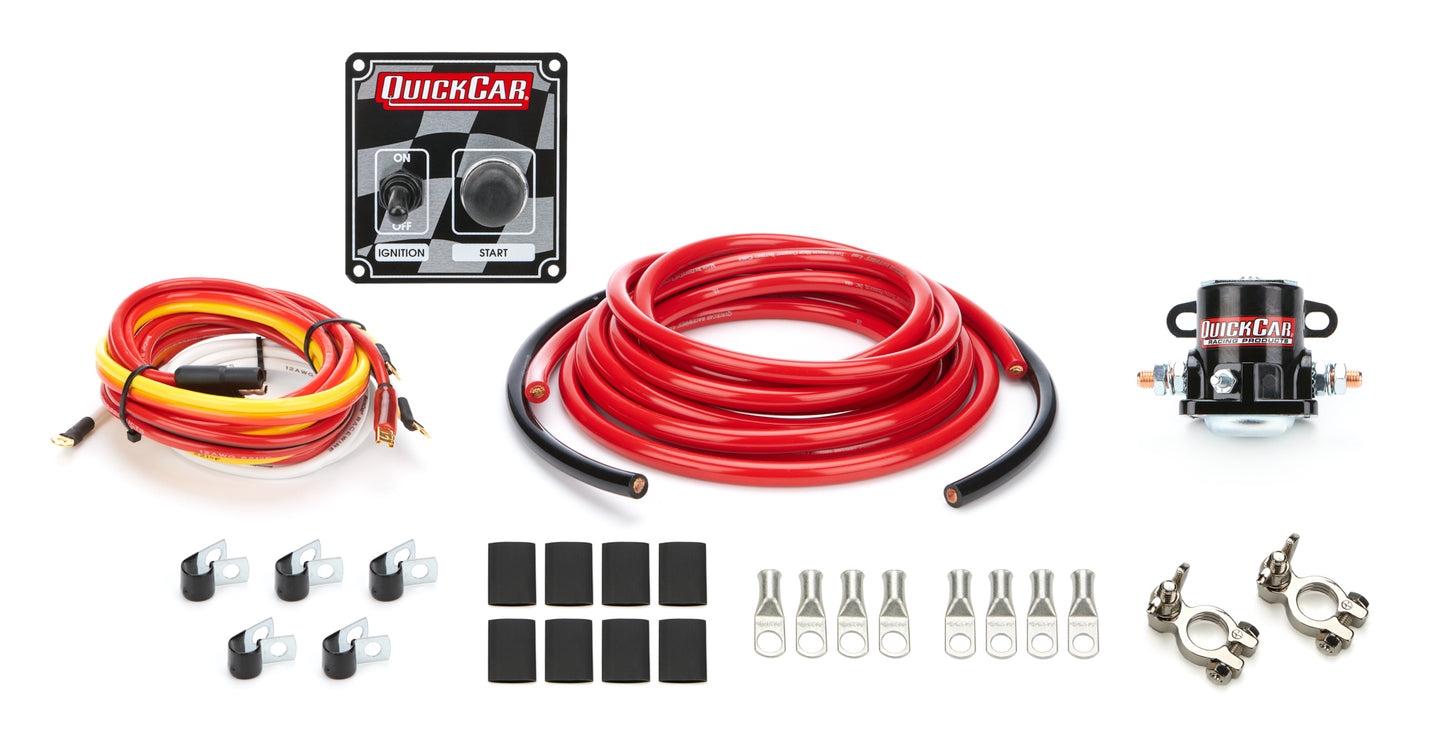 Quickcar Racing Products QRP50-236 Wiring Kit 4 Gauge w/o Disconnect w/50-102 Ign