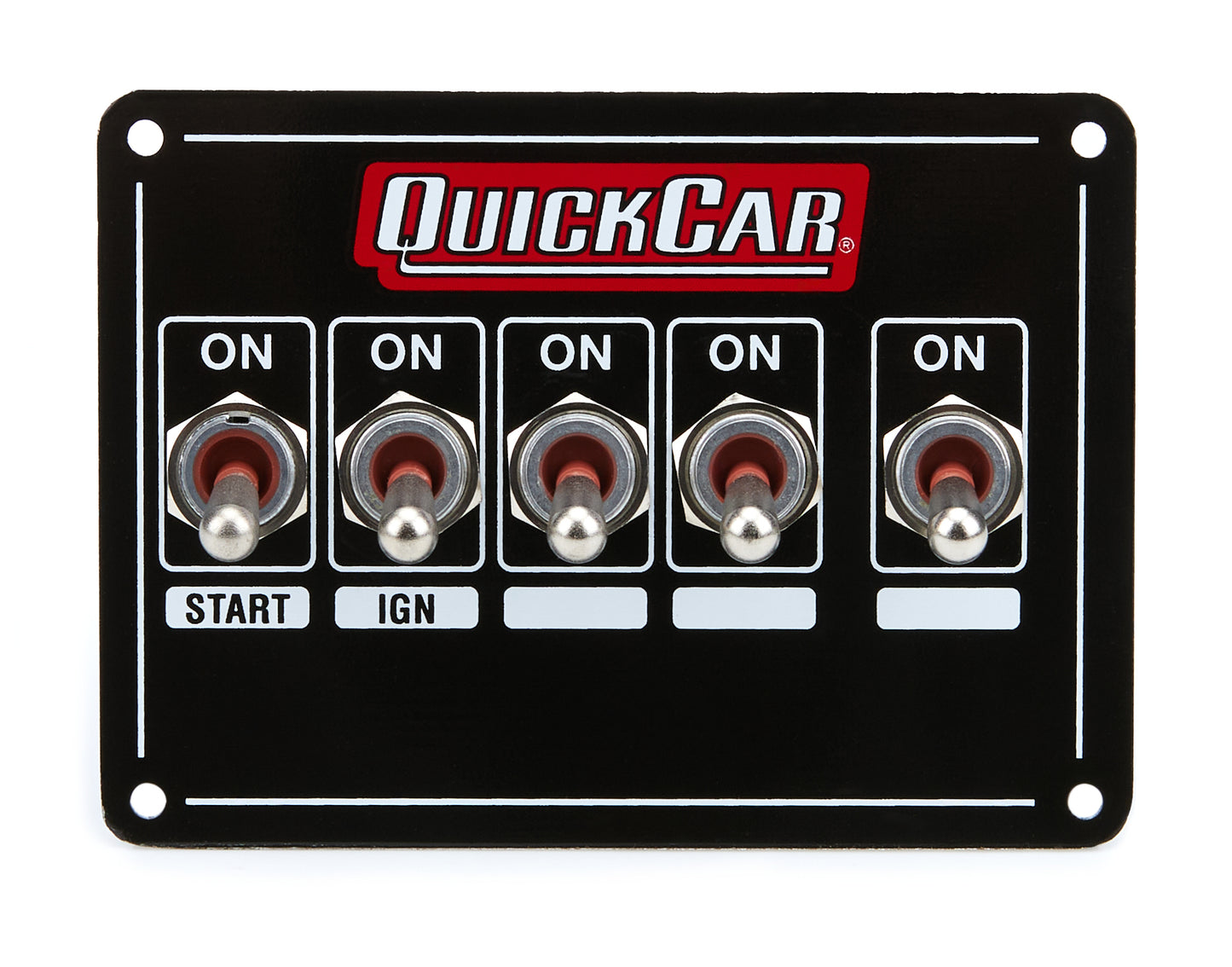 Quickcar Racing Products QRP50-7731 Ignition Panel - Single Ing. w/Acc Switches