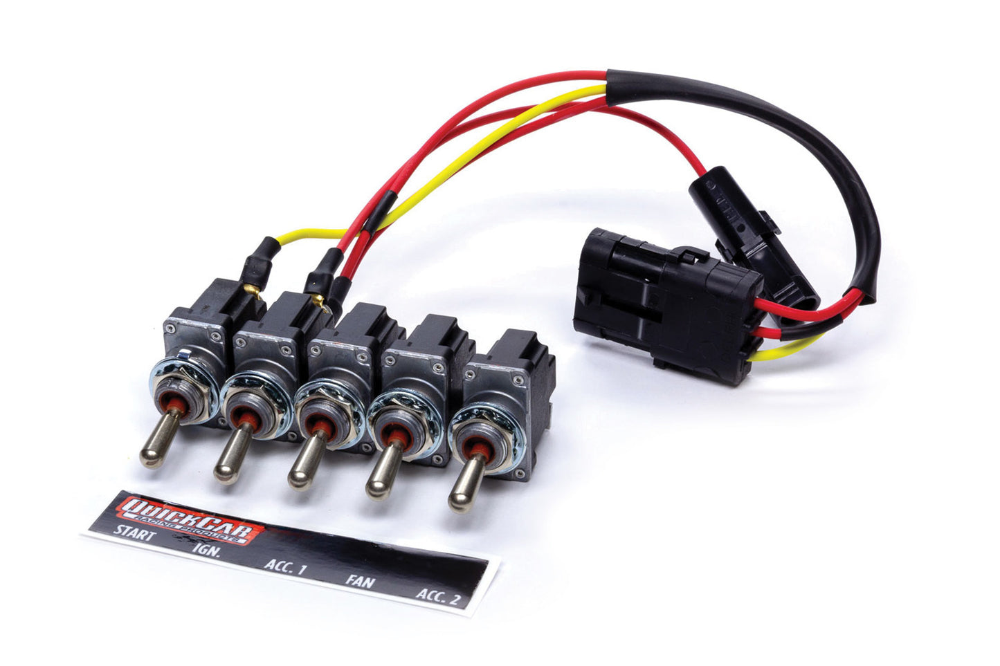 Quickcar Racing Products QRP50-7739 Ignition Panel 5 Switch Single Box