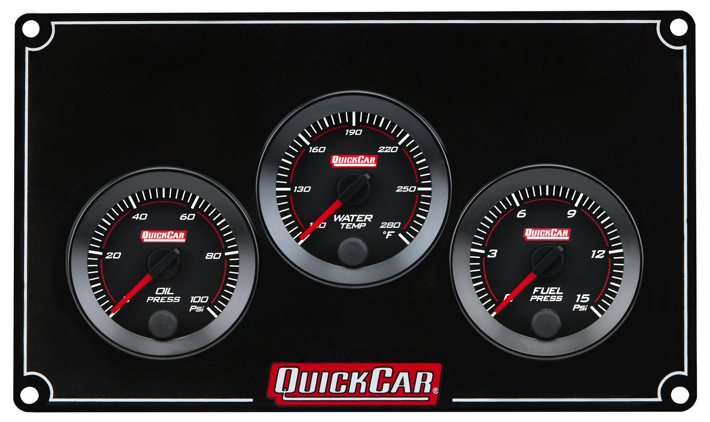 Quickcar Racing Products QRP65-3012 RedLine Panel 2-1/16in OP/WT/FP15
